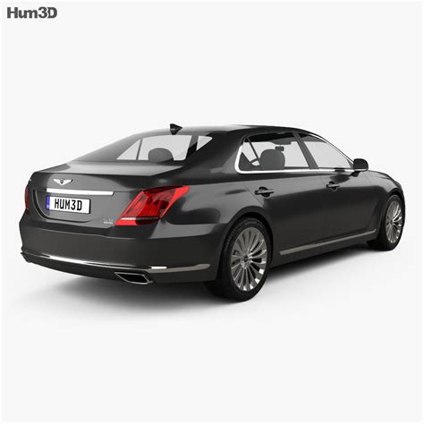 Genesis G90 2017 3D model - Hum3D