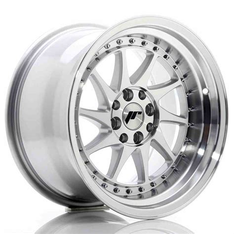 Japan Racing JR Wheels JR26 16x9 ET20 4x100 4x108 Silver JDMDistro