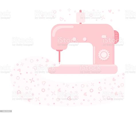 Pink Sewing Machine Clipart