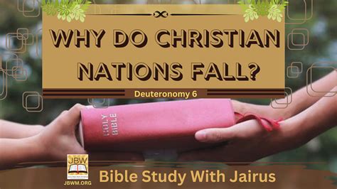 Bible Study With Jairus Deuteronomy 6 Jairus Bible World Ministries