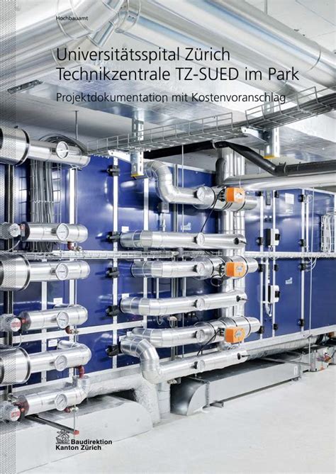 Technikzentrale Tz Sued Im Park Universit Tsspital Z Rich Kanton Z Rich