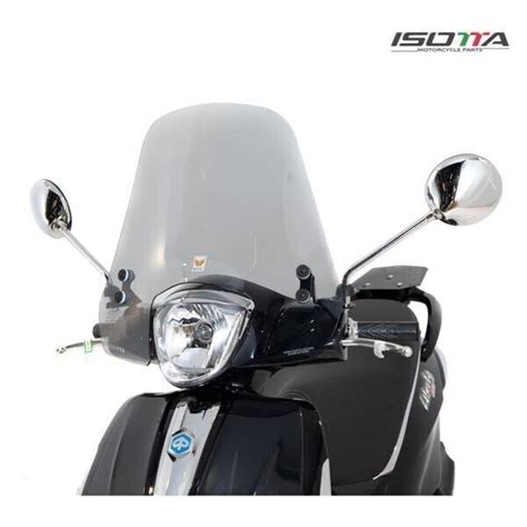 Parabrezza 300x510 Attacchi Fumè Chiaro Piaggio Liberty 50 iGet