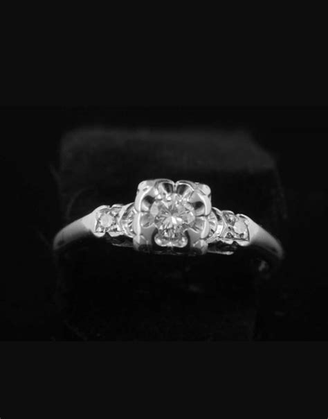 Antique Estate Diamond Ring For Engagement Romantic Jewelers