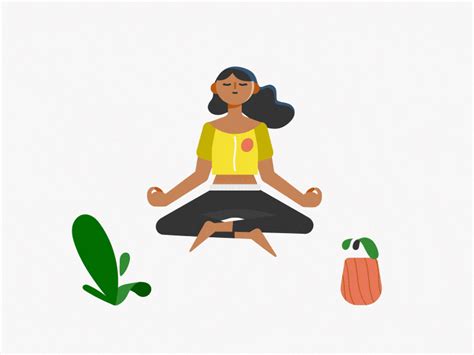 Meditation | Motion design animation, Yoga cartoon, Meditation