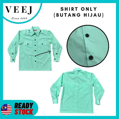 Uniform Baju Kemeja Tkrs Krs No Lengan Panjang Long Sleeve