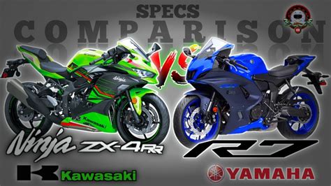 KAWASAKI NINJA ZX 4RR Vs YAMAHA R7 SPECS COMPARISON YouTube