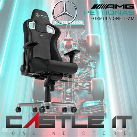 Noblechairs Epic Mercedes Amg Petronas F1 Team 2021 Gaming Chair Pgw