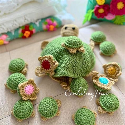 Turtle Memory Game Crochet Turtle Patterns Amigurumi Etsy Nederland