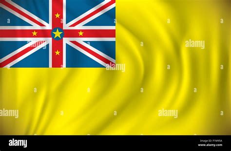 Flag Of Niue Vector Illustration Stock Vector Image Art Alamy