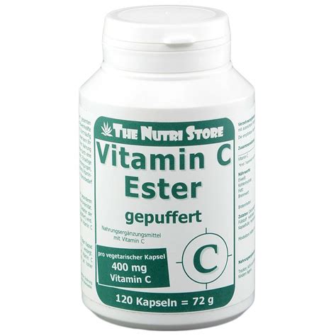 Vitamin C Ester Gepuffert 400 Mg Vegetarisch 120 St Shop Apotheke