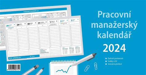 Pracovní manažerský 2024 - stolní kalendář | Levneknihy.cz