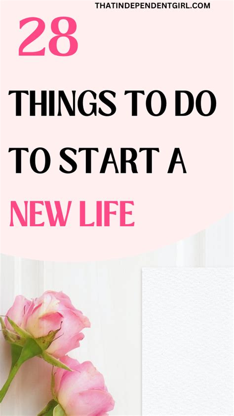 28 Smart Things To Do To Start A New Life For The Better Artofit