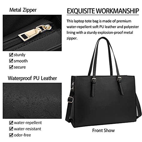 Waterproof Lightweight Leather Inch Laptop Bag For Women Horizon