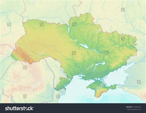 Ukraine Elevation Map