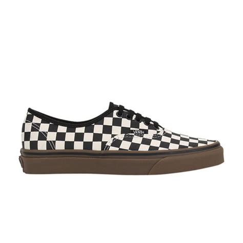 Vans Authentic Checkerboard Black Gum Vn0004mkibb Solesense