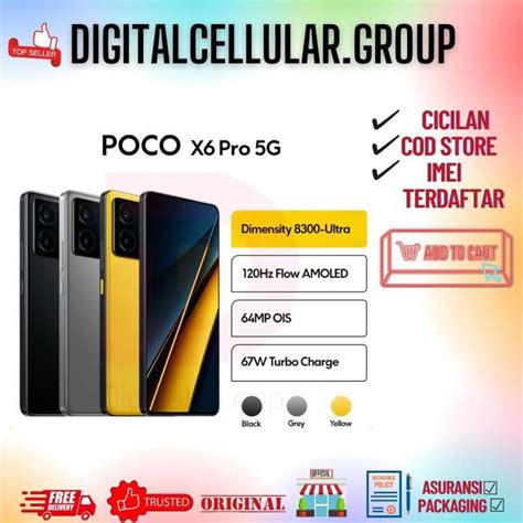 Jual Xiaomi Poco X Pro Gb Garansi Resmi Abu Abu Di Seller