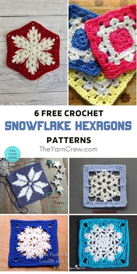 Free Crochet Snowflake Hexagon Patterns Artofit