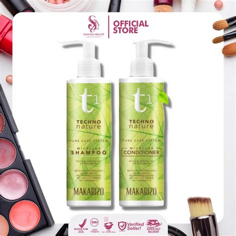 Jual Makarizo T Techno Nature Micellar Shampoo Conditioner Ml