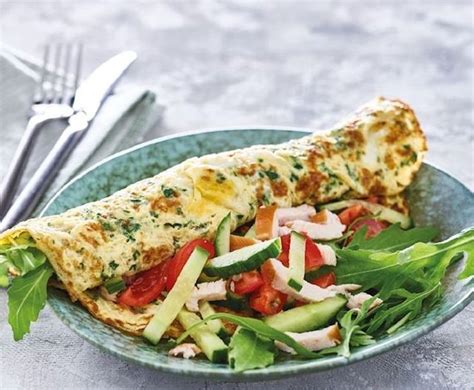 Wat Eten Wij Vandaag Omelet Wrap Met Kip Kaas En Groente Gezonde