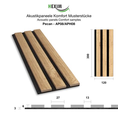 Hexim Lamellen Akustikpaneele Flexible Wandpaneele Musterst Cke Mdf