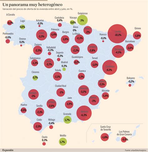 Así Están Los Precios De La Vivienda En España Provincia A Provincia Economía