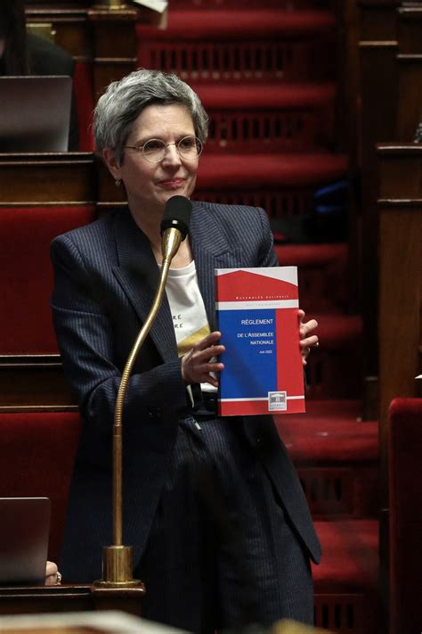 Photo Sandrine Rousseau députée EELV lors de la dernière journée de