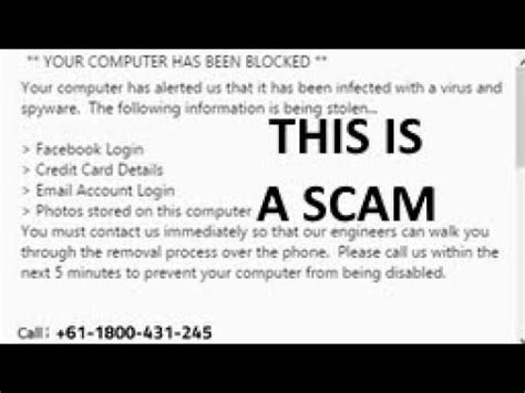 Calling Fake Tech Support Scammers Youtube