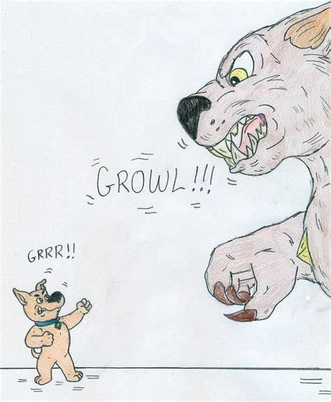 Scrappy Doo V.S Scrappy Rex. (Found this on Deavintart.) : r/Scoobydoo