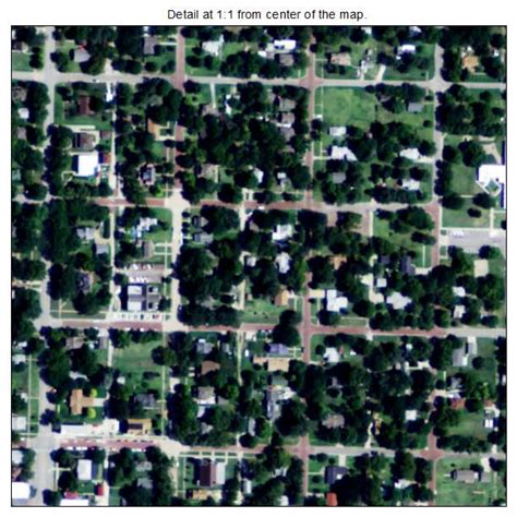 Aerial Photography Map of Peabody, KS Kansas