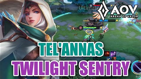 NEW SKIN TEL ANNAS TWILIGHT SENTRY ARENA OF VALOR YouTube