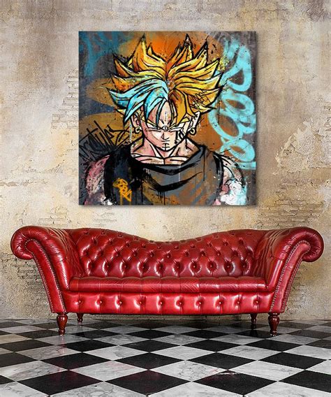 Tableau Deco Dragon Ball Z Sangoku Pop Art 04 Dragon Ball Z Pop Art