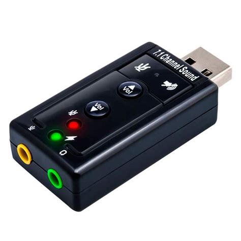 Alpexe Carte De Son Externe Usb Son D Sur Round Sound Mm