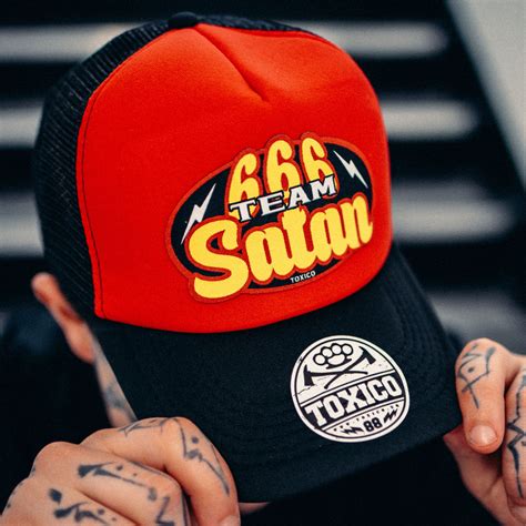 666 Team Satan Trucker Hat Toxico Clothing