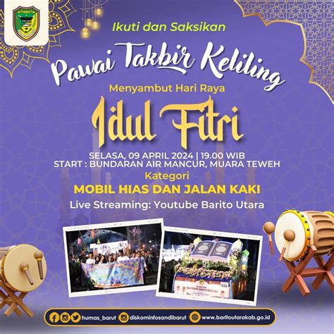 Sambut Dan Memeriahkan Datangnya Hari Raya Idul Fitri 1 Syawal 1445