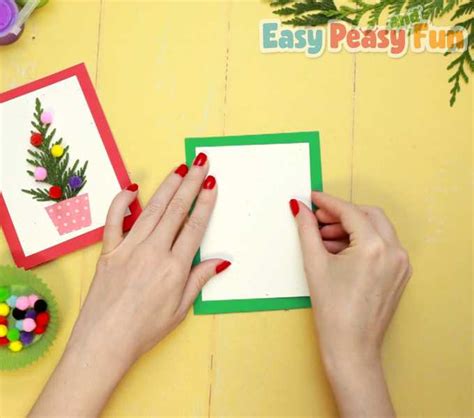 Easy Natural Christmas Card Idea Easy Peasy And Fun