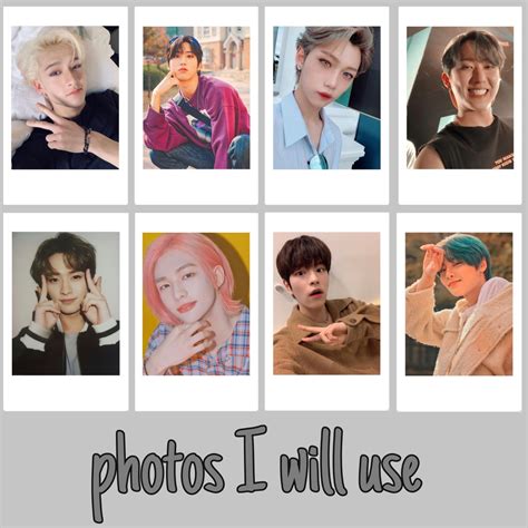 Stray Kids Polaroids Freebie Etsy Uk