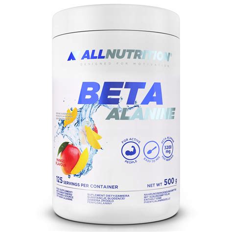 ALLNUTRITION BETA ALANINE 500 g BETA ALANINA SIŁA 11504778761