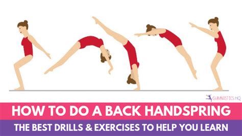 How to do a Back Handspring: The Best Drills to Help You Learn ...