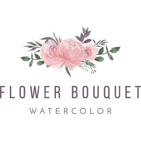 Watercolor Floral Bouquet Vector PNG Images Flower Bouquet Watercolor