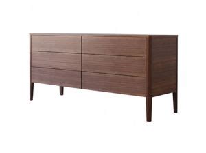 Commode Contemporaine Leila K Heavens En Bois Laqu En Noyer