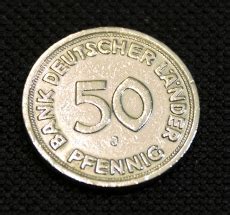 50 Pfennig 1949 J Bank Deutscher Länder