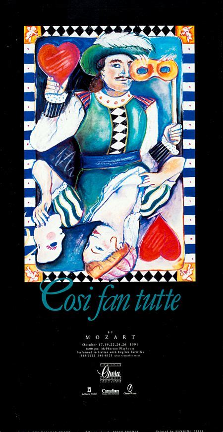 Cos Fan Tutte Cos Fan Tutte Opera Poster