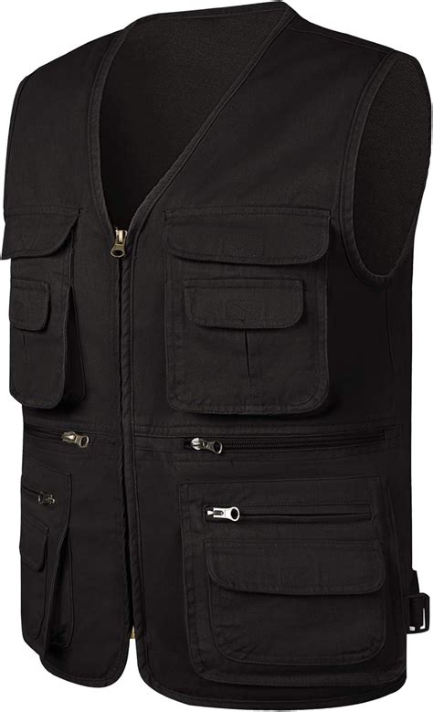 Ktwolen Homme Gilet De P Che En Maille Multi Poches Gilet De