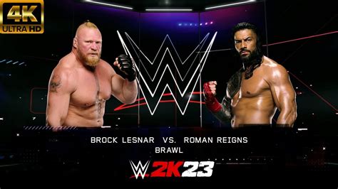 Wwe K Brock Lesnar Vs Roman Reigns Backstage Brawl Match Wwe