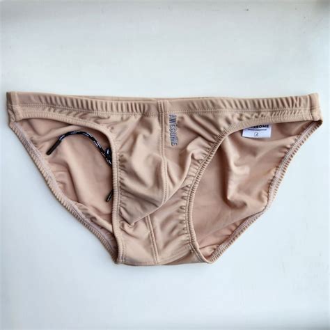 Men Nude Swim Brief L Men S Fashion Bottoms Swim Trunks Board Shorts On Carousell