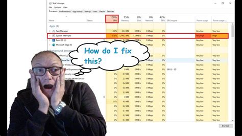 100 Cpu High Usage System Interrupts Fix Youtube
