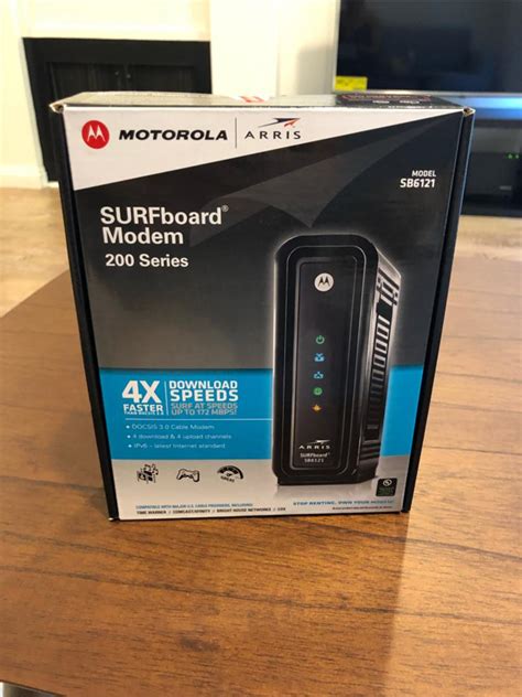 Motorola Arris Surfboard Sb6121 4x4 Docsis 30 Cable Modem For Sale In