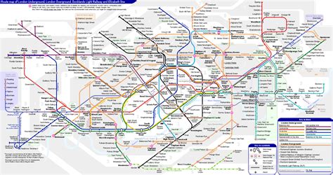 London Rail Zone Map