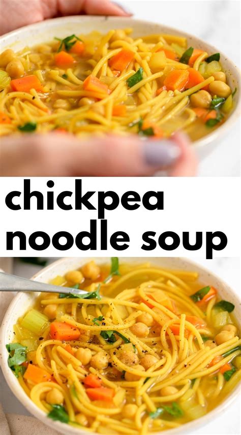 Chickpea Noodle Soup Running On Real Food