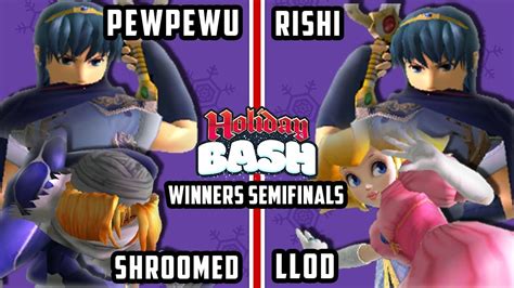 Holiday Bash SSBM IMT Shroomed CLG PewPewU VS VGBC Rishi LloD